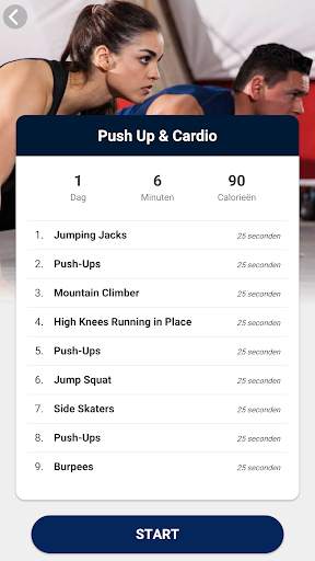 De Push Up Challenge: 30 dagen opdrukken. screenshot 4