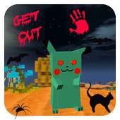 Halloween: pixelmon zombie mod logo