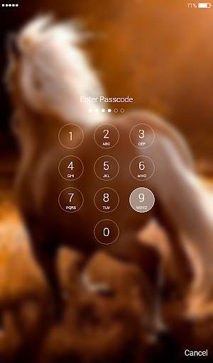 Horses Lock Screen 4K Wallpaper screenshot 6
