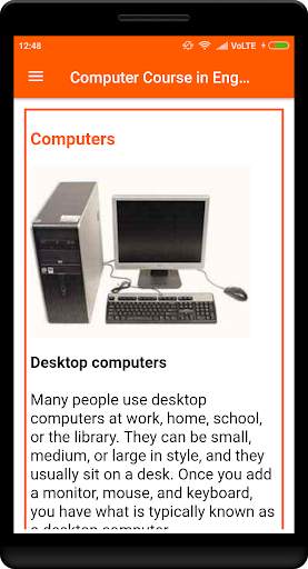 Computer Course in English screenshot 4