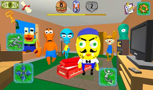Sponge Neighbor Escape 3D screenshot 8