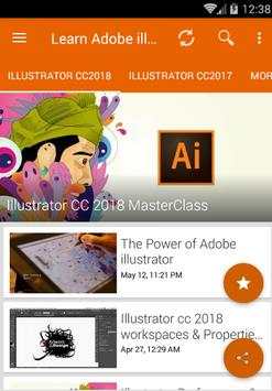 Learn Adobe illustrator CC screenshot 1