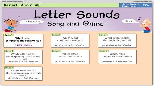 Letter Sounds Song and Game™ (Lite) screenshot 5