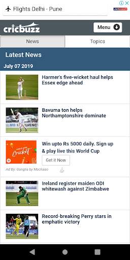 Live Cricket - All Cricket Scores, News & Video screenshot 4