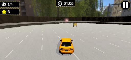 Game Sepak Bola Striker Mobil 3D screenshot 1