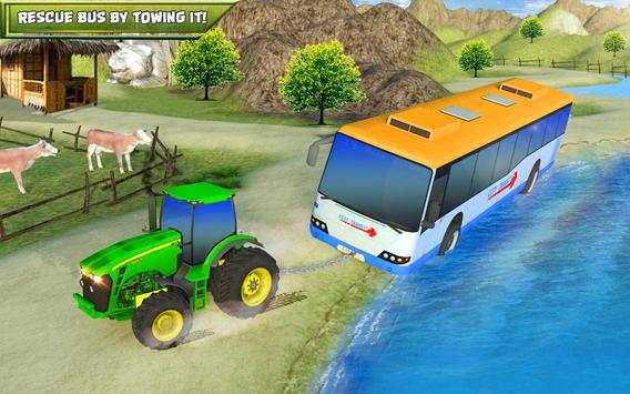 Tow Tractor Games 2018: Rescue Bus Pulling Game screenshot 7