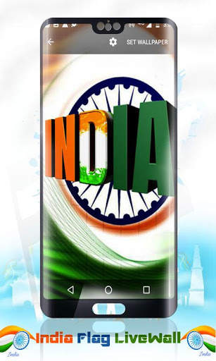 India Flag Wave HD Live Wallpaper screenshot 12