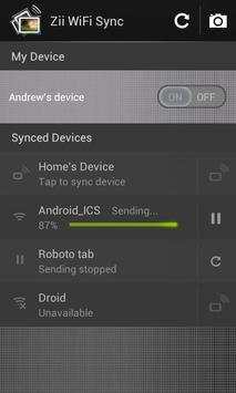 Zii WiFi Sync screenshot 1