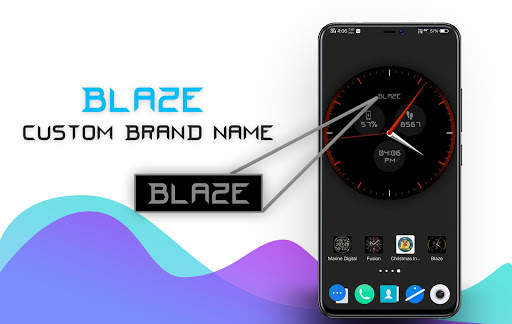 Blaze Clock Live Wallpaper screenshot 5
