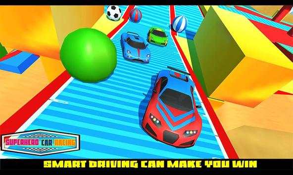 Superhero Car Super Stunts Driving Simulator screenshot 1