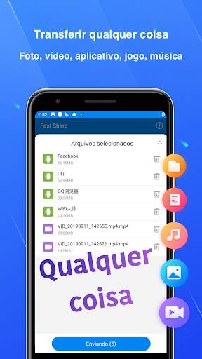 Fast Share - Transfer. de arquivos e Wi-Fi grátis screenshot 4