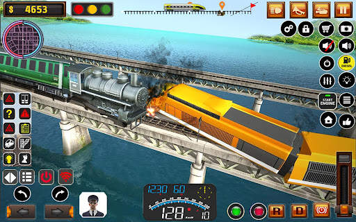Uphill Train Simulator Game. screenshot 19