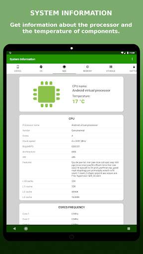 System Analyzer & Info 19 تصوير الشاشة