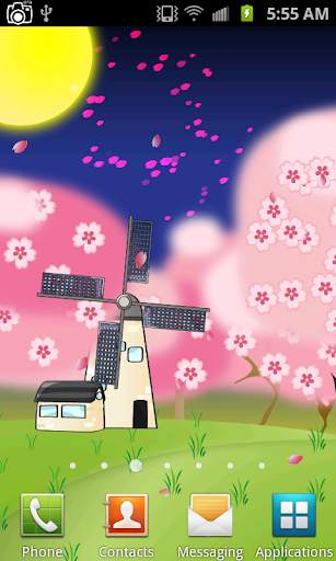 Sakura Love Live Wallpaper screenshot 1