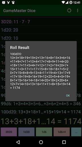 GameMaster Dice screenshot 5