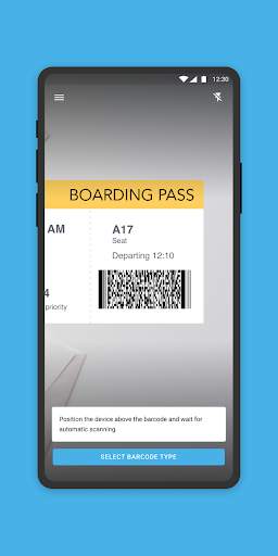 PDF417 barcode scanner screenshot 1