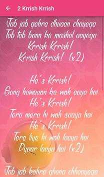 Krrish 3 Songs Lyrics screenshot 3