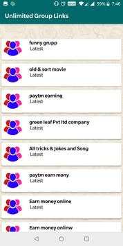 Unlimited Group links- Whatsapp, Telegram screenshot 3