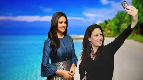 Selfie With keerthi suresh Photo Editor 3 تصوير الشاشة