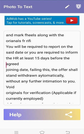 Photo To Text(Convert any Doc,Image 2 Text format) screenshot 12