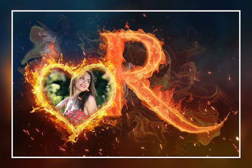 Fire Text Photo Frame : Cut Paste Editor screenshot 5