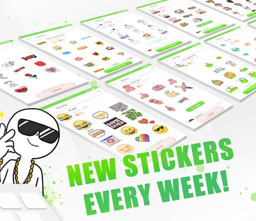 Kiwi Keyboard–Emoji, Original Stickers and Themes screenshot 2