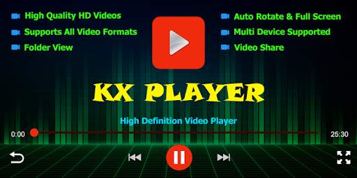 KX Player - Full HD Video Player screenshot 1