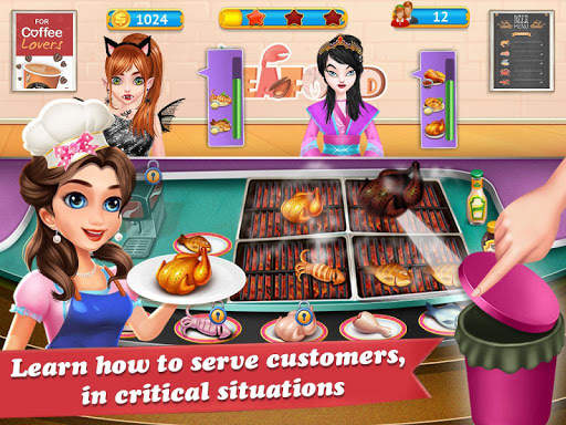 Princess Cooking Cafe Stand - Cafe Simulation game screenshot 4