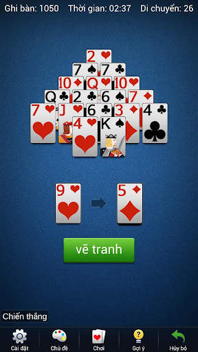 kim tự tháp - trò chơi bài screenshot 4