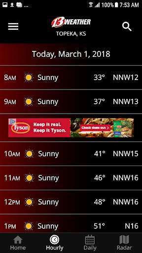 WIBW 13 Weather app screenshot 3