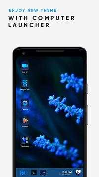 Dark Blue 2 Theme For Computer Launcher screenshot 1