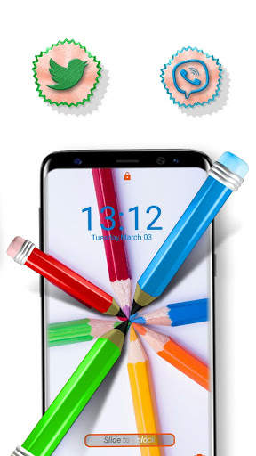 Pencil Color Launcher Theme screenshot 3