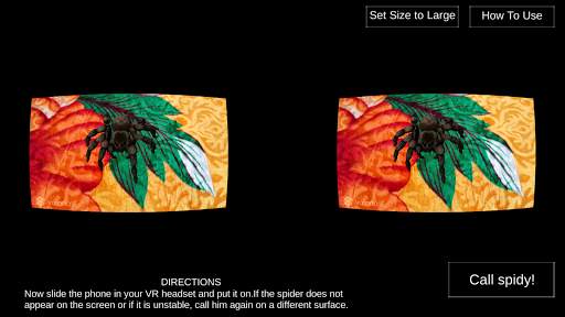 Spider Phobia Therapy-VR and AR (google cardboard) screenshot 1