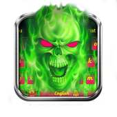 Green Fire Skull on 9Apps
