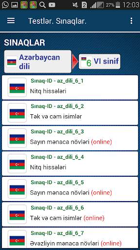 Testler. Sinaqlar. Oyunlar скриншот 5
