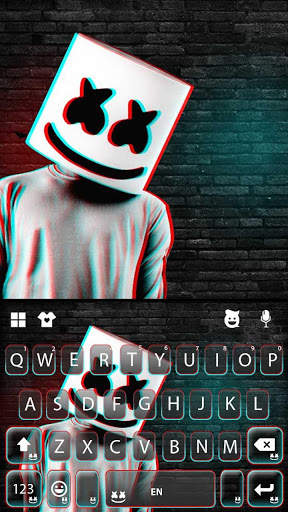 Tema Keyboard Glitch Cool DJ screenshot 5