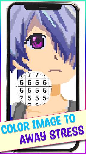 Anime Manga Pixel Coloring 5 تصوير الشاشة