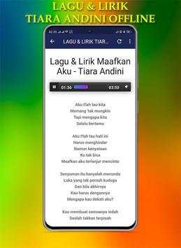 Lagu & Lirik Tiara Andini Offline screenshot 3