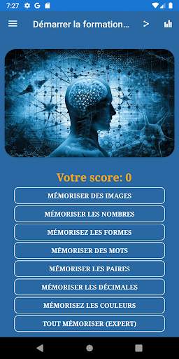 Entraînement à la mémoire screenshot 1