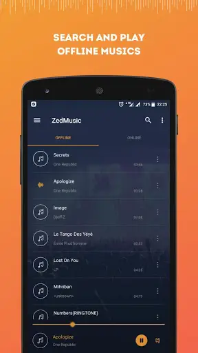 Zedmusic Player - search, stream and download screenshot 2