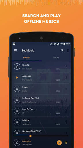 Zedmusic Player - search, stream and download screenshot 2