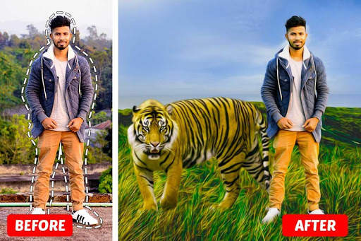 Photo with Animal : Animal Background Changer 4 تصوير الشاشة