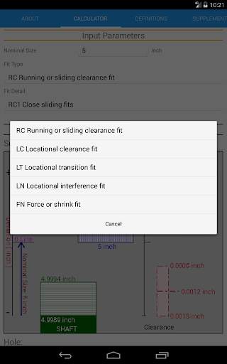 Fit Tolerance ANSI screenshot 7