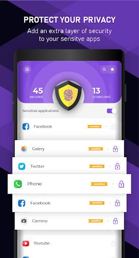 AppLock - Fingerprint unlock, Hide Apps Locker Pro screenshot 1