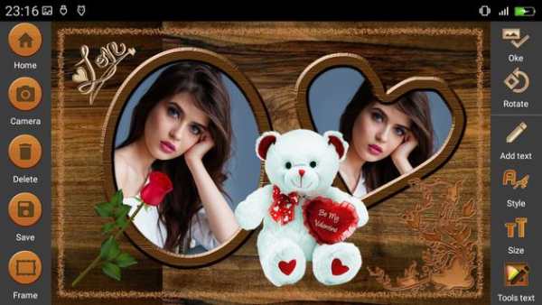 Bingakai Foto Kayu  - Romantic Love Frame screenshot 4
