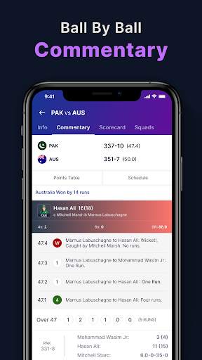 Live Cricket Score for WC 2023 screenshot 5
