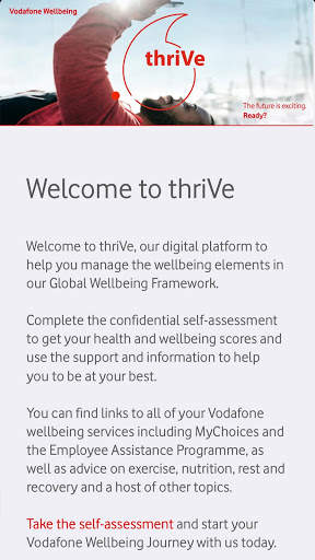 thriVe with Vodafone screenshot 1