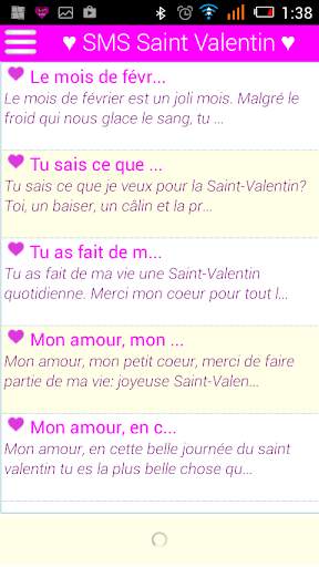 15 000  Messages SMS d'amour screenshot 4