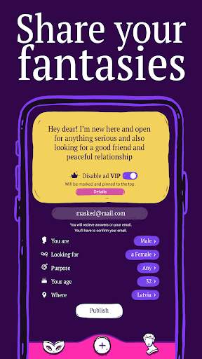 Masked Love - Anonymous dating screenshot 4