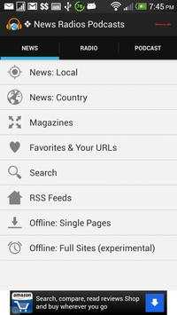News Radios Podcasts screenshot 1